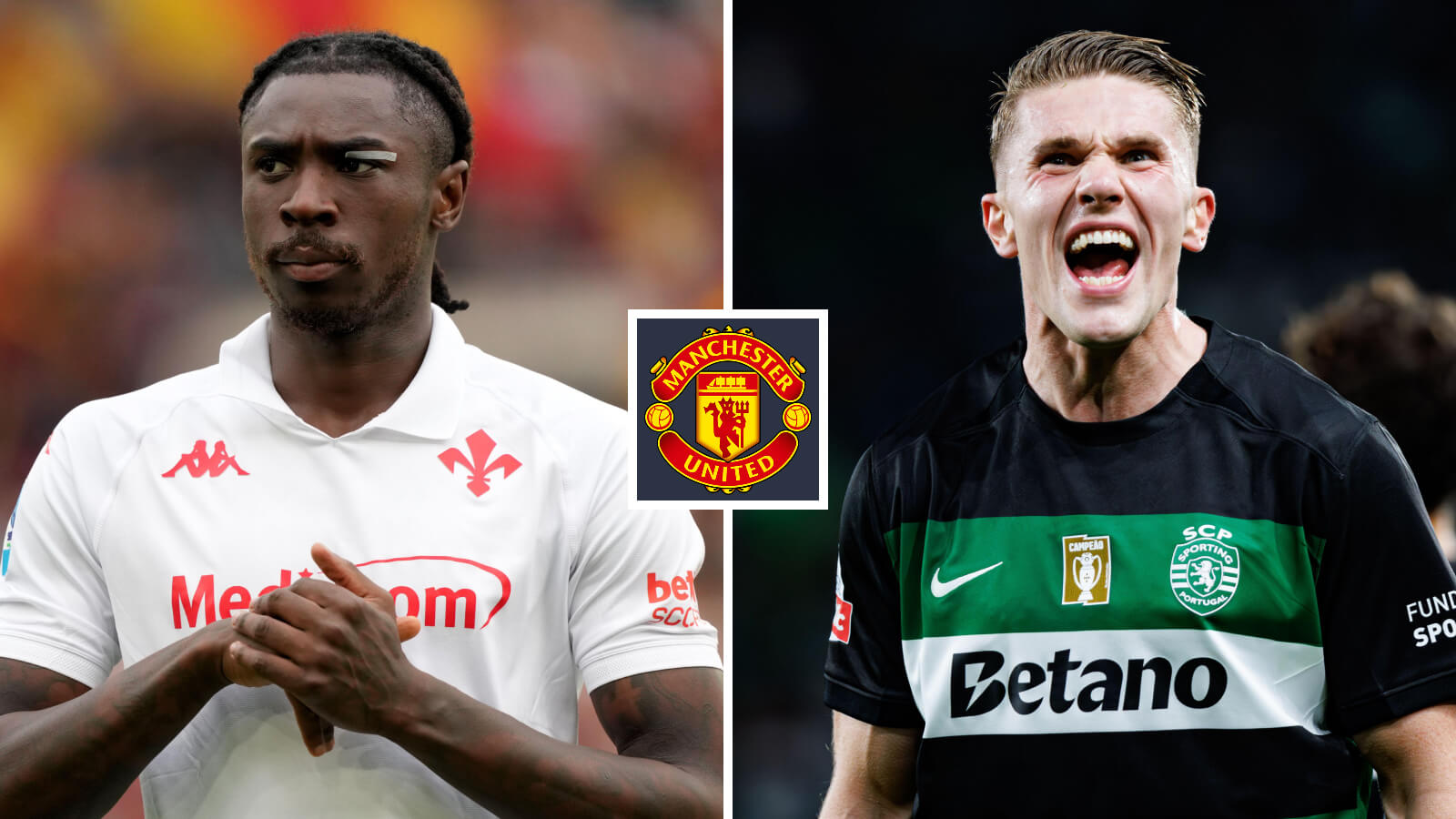 Moise Kean, Viktor Gyokeres, Manchester United