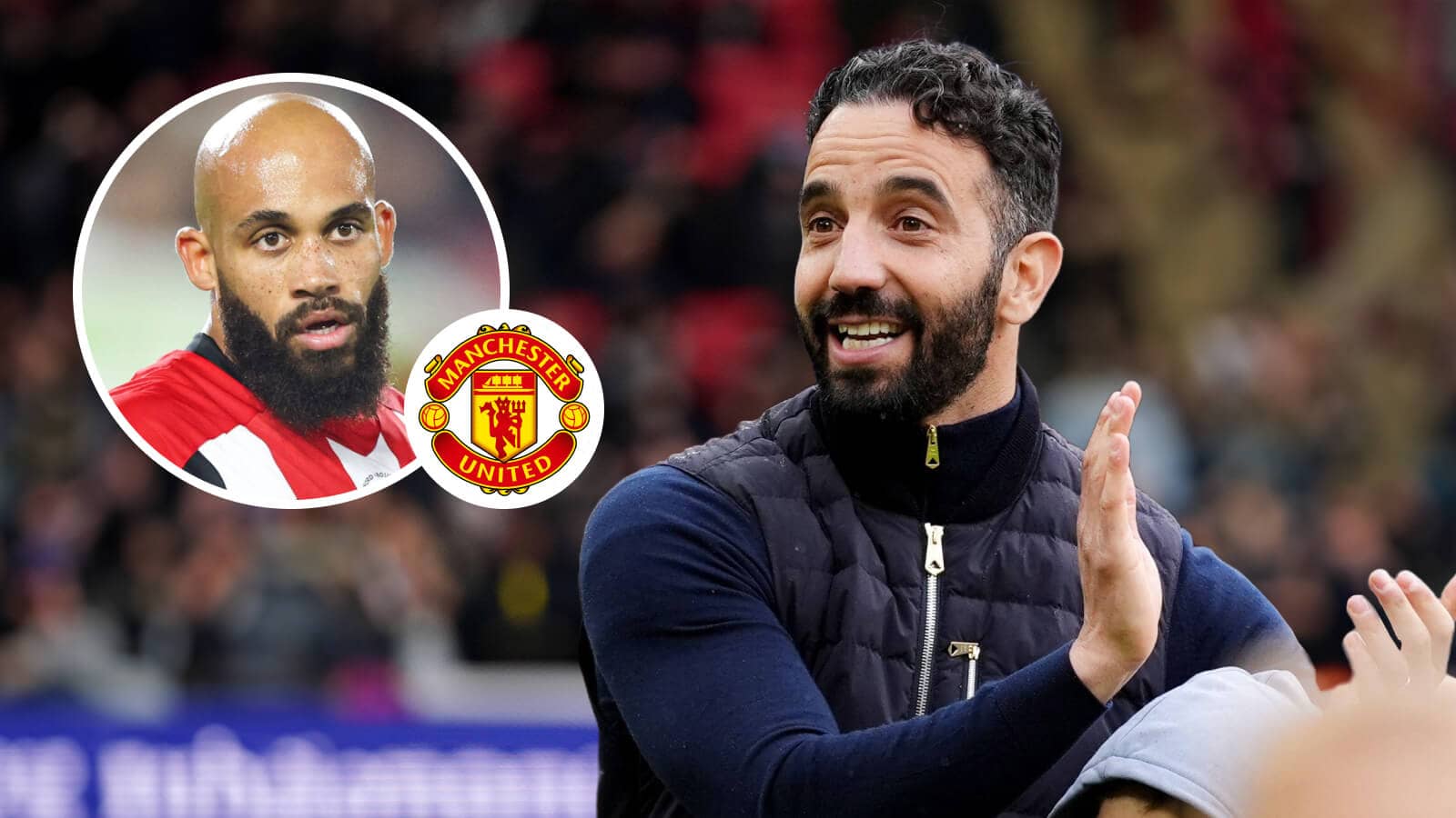 Man Utd Transfer News Bryan Mbeumo Deal Verbally Agreed As Fee Set TT Ruben Amorim Bryan Mbeumo With Man Utdd 1 1