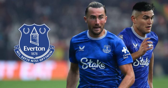 Everton duo Jack Harrison and Charly Alcaraz