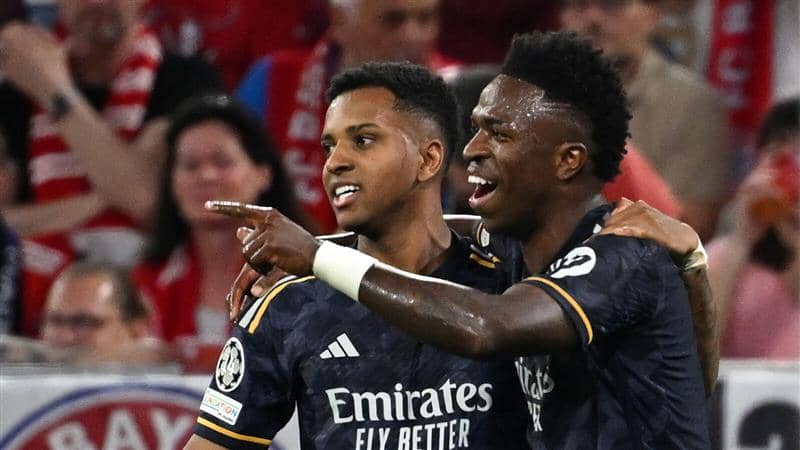 Real Madrid forwards Rodrygo and Vinicius Junior - copyright TEAMtalk