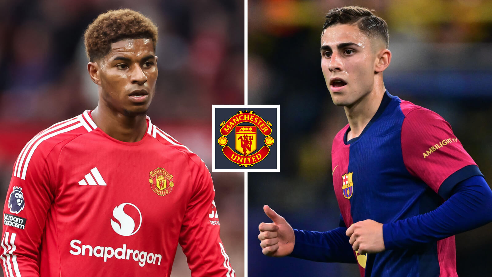 Man Utd outcast Marcus Rashford and Barcelona star Fermin Lopez