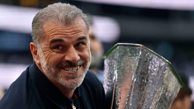Tottenham manager Ange Postecoglou
