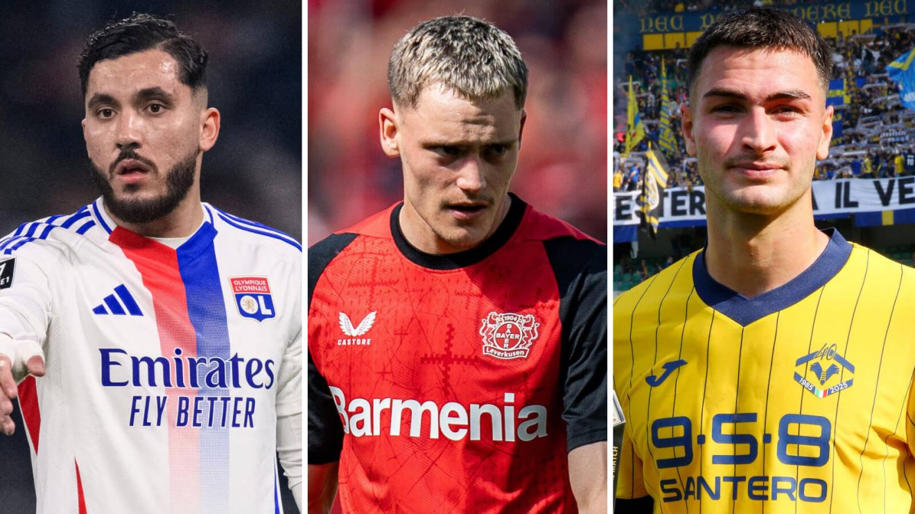 Diego Coppola, Florian Wirtz and Rayan Cherki