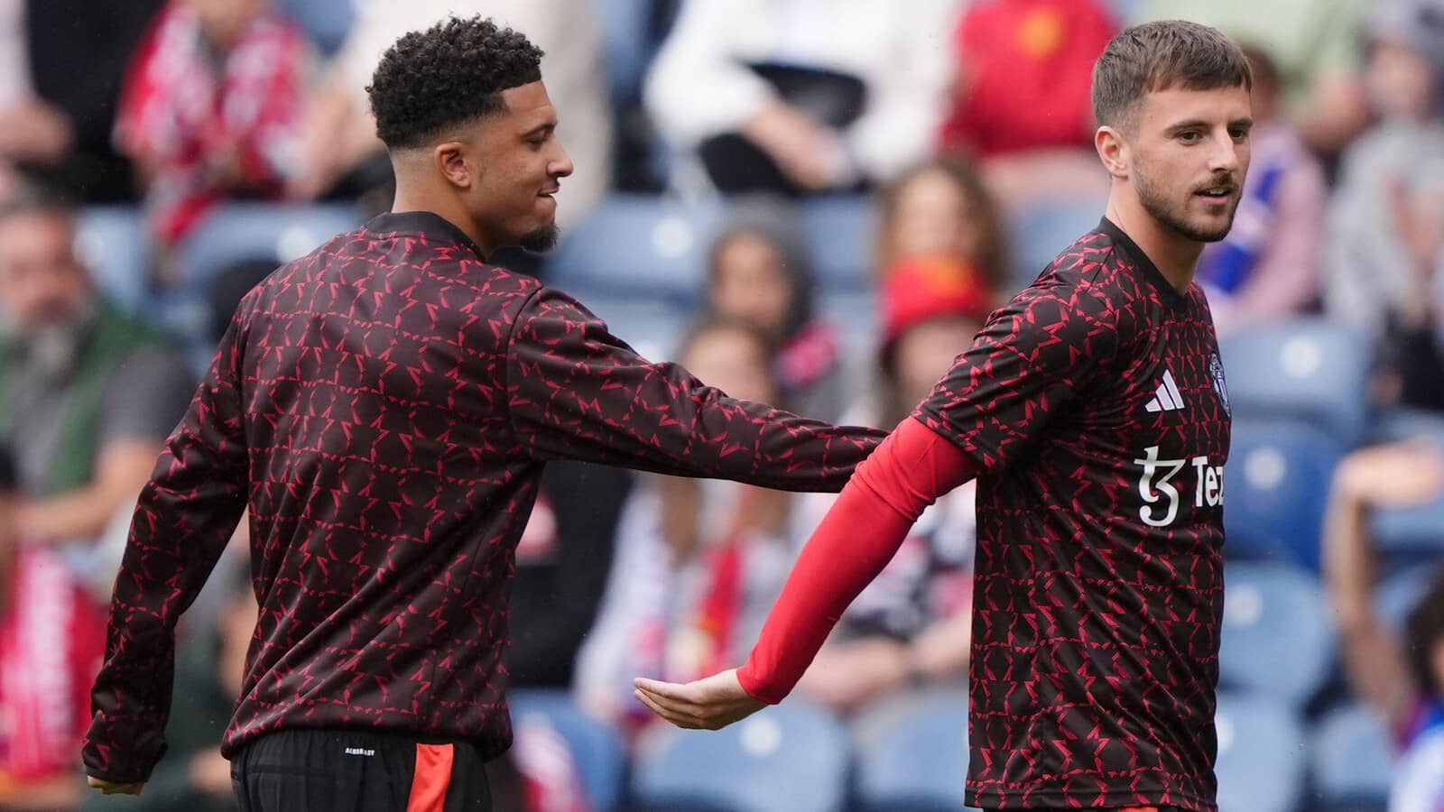 Man Utd attackers Jadon Sancho and Mason Mount