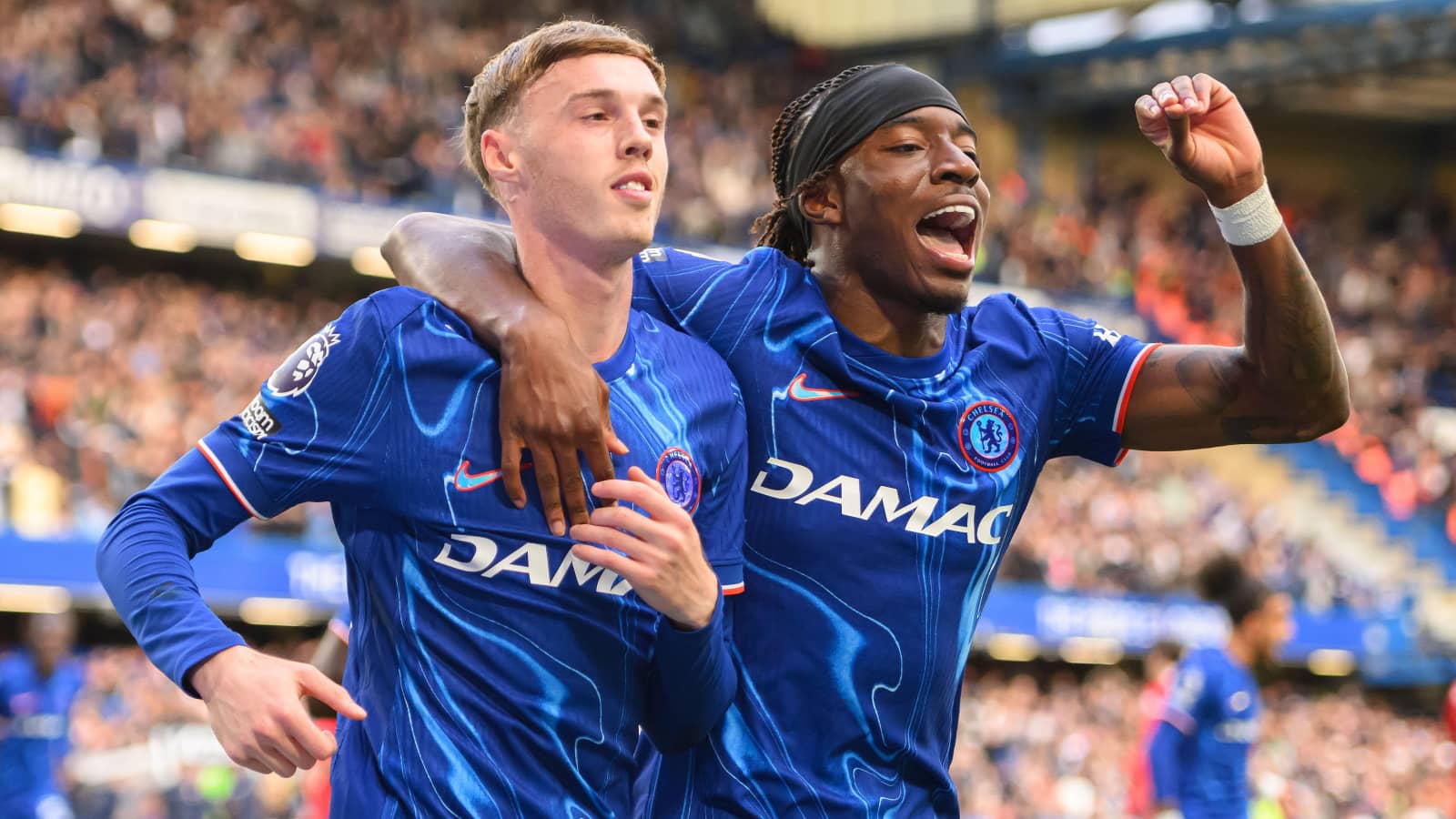 Chelsea attackers Cole Palmer and Noni Madueke