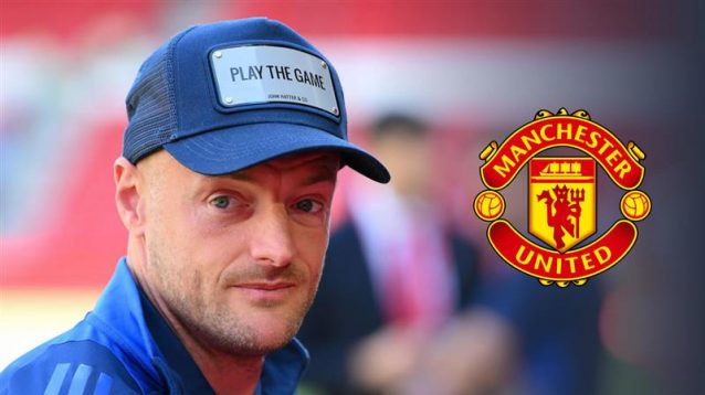 Jamie Vardy Man Utd badge
