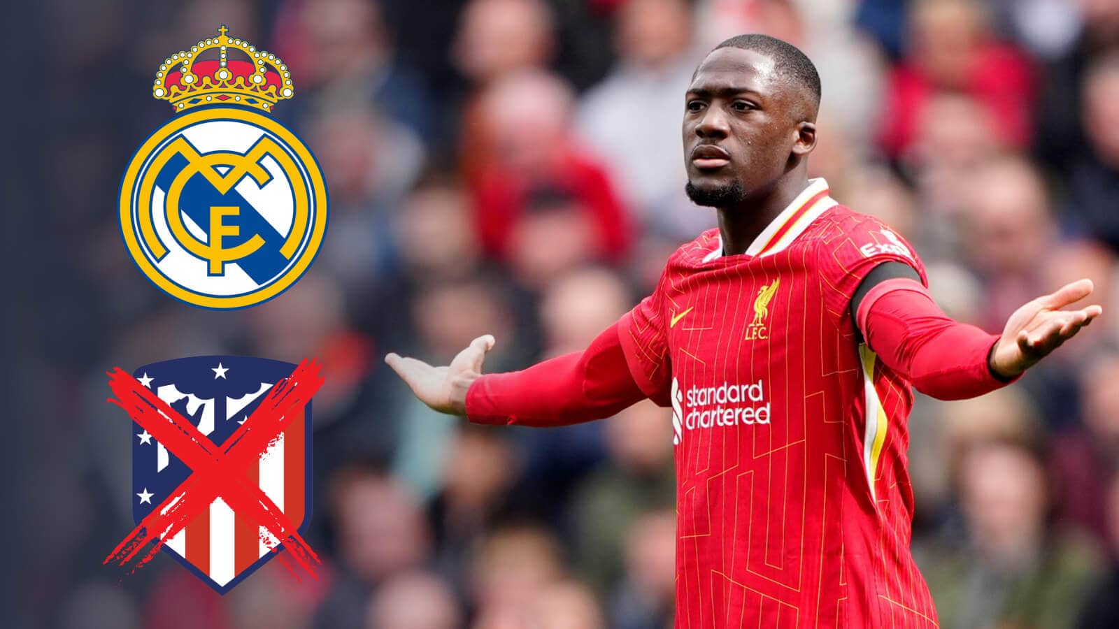 Ibrahima Konate: Liverpool defender gives seven-word Real Madrid response  to £34.5m Atletico Madrid bid