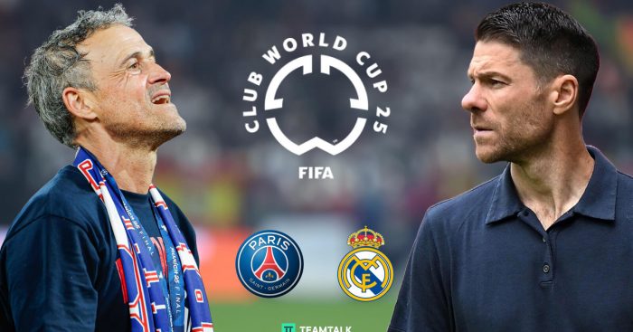 PSG boss Luis Enrique and Real Madrid manager Xabi Alonso