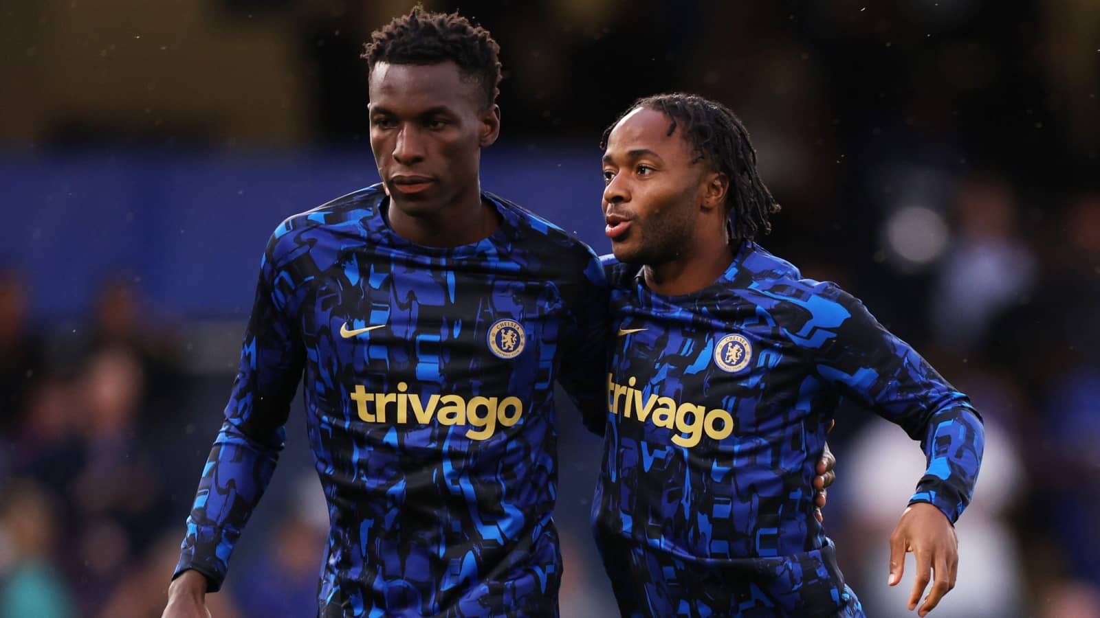 Chelsea pair Nicolas Jackson and Raheem Sterling