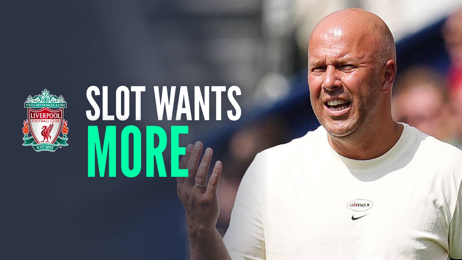 Arne Slot Liverpool boss