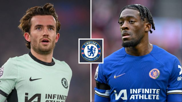 Chelsea pair Ben Chilwell and Axel Disasi