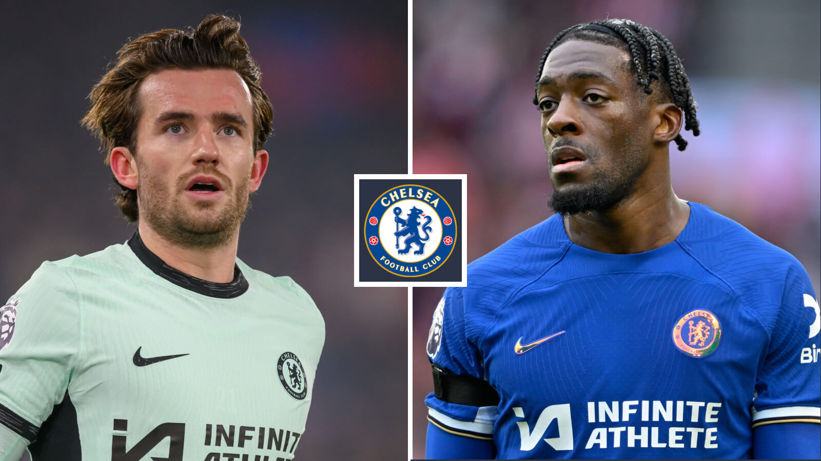 Chelsea pair Ben Chilwell and Axel Disasi