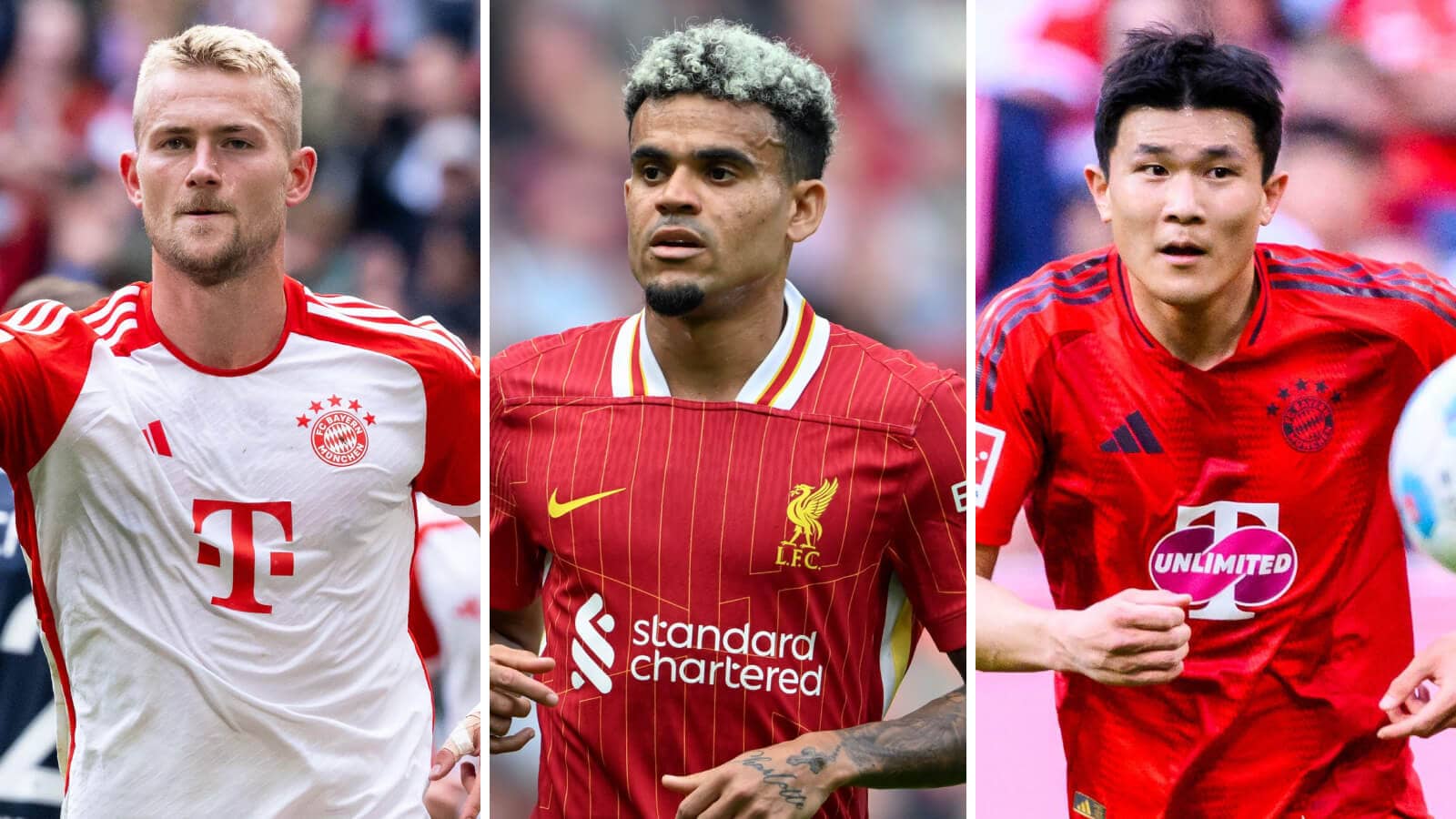 Matthijs de Ligt, Luis Diaz & Kim Min-jae