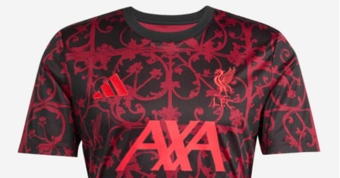 New Liverpool pre-match kit
