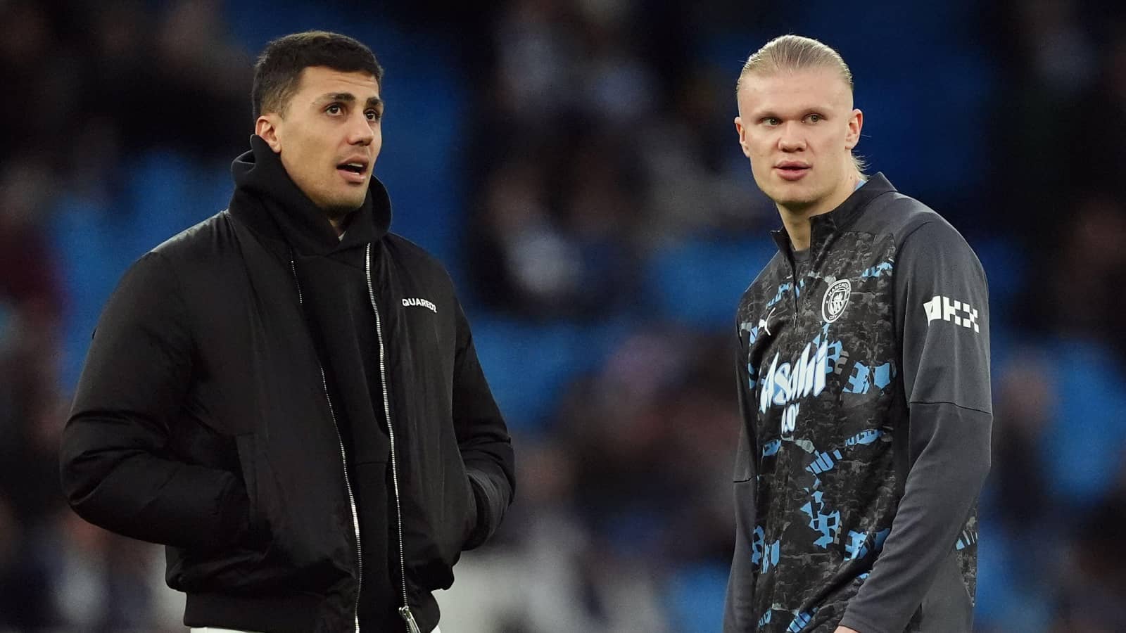 Man City superstars Rodri and Erling Haaland