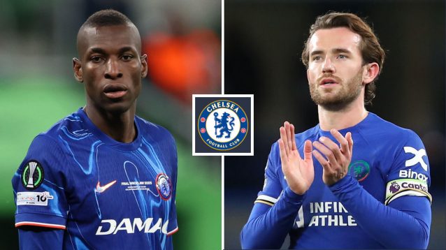 Chelsea pair Nicolas Jackson and Ben Chilwell