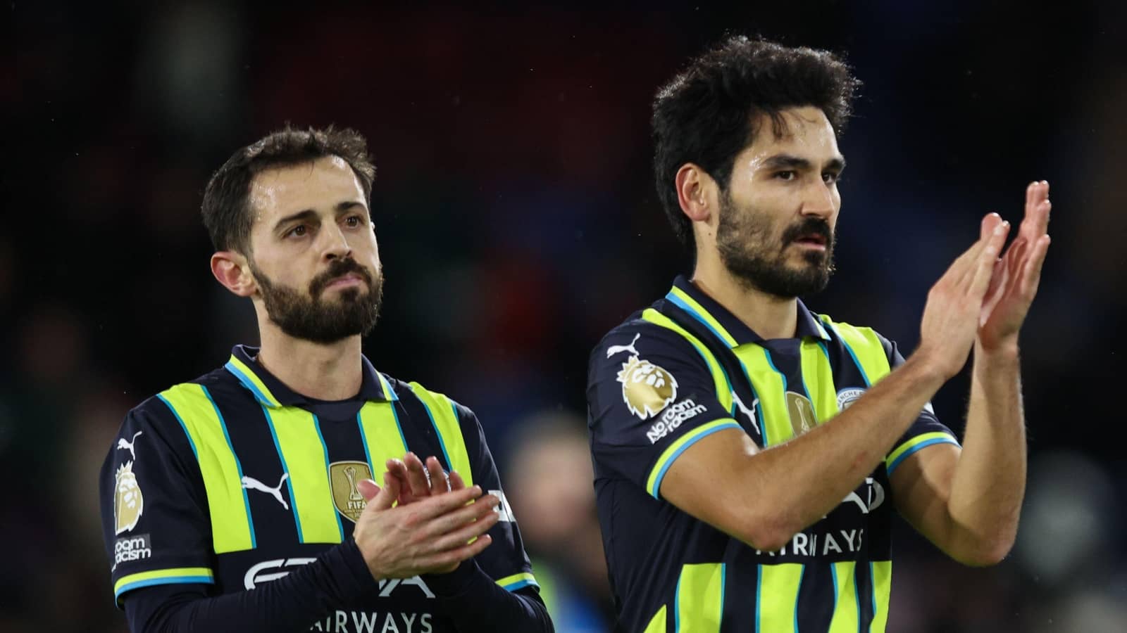 Man City duo Bernardo Silva and Ilkay Gundogan