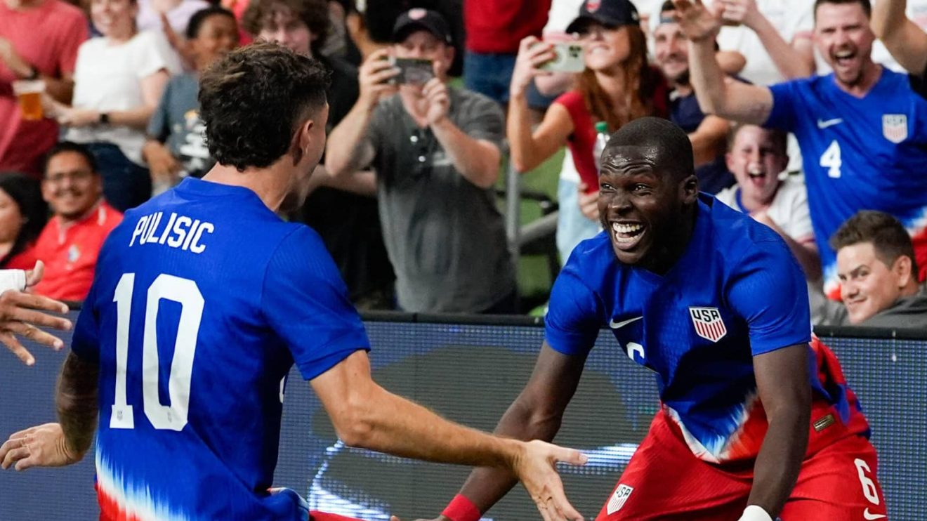 Yunus Musah, Christian Pulisic, USA, 2024