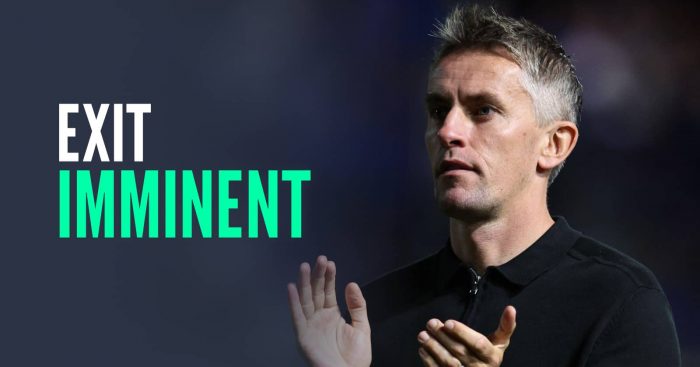 Ipswich Town boss Kieran McKenna, with caption: Exit imminent