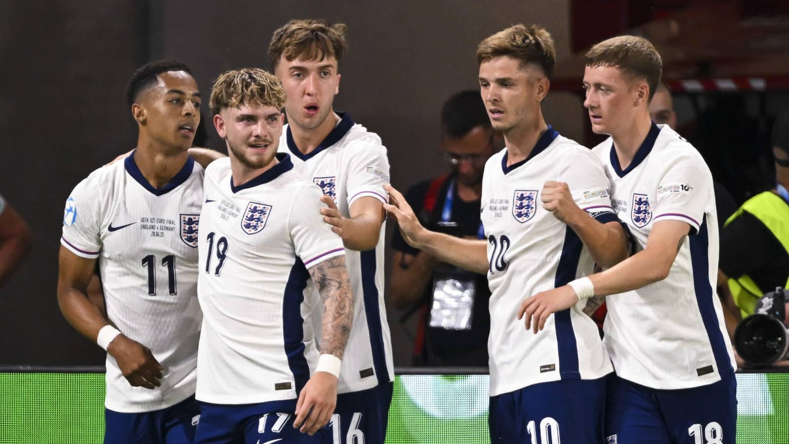 Omari Hutchinson, James McAtee, England under-21