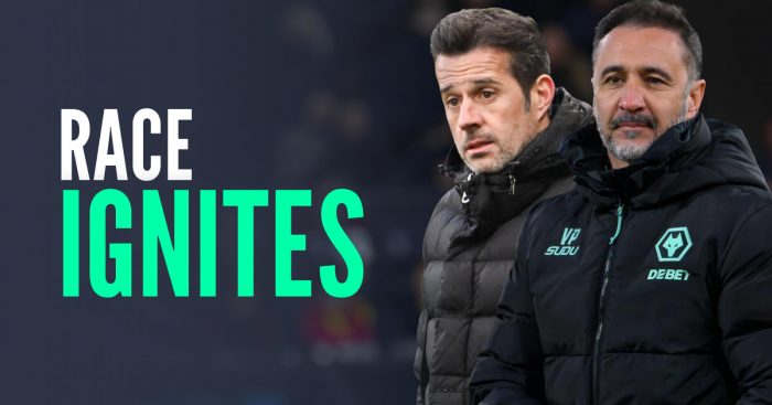 Wolves boss Vitor Pereira and Fulham manager Marco Silva, with caption: Race ignites