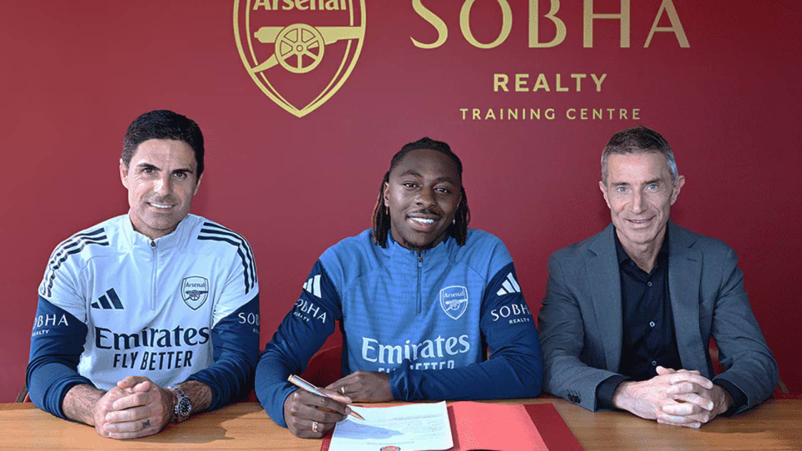 New Arsenal signing Eberechi Eze (image via official Arsenal website - www.arsenal.com)