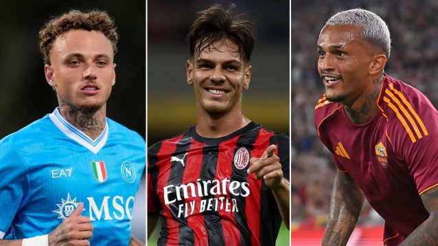 Noa Lang at Napoli, Ardon Jashari at AC Milan, Wesley at Roma
