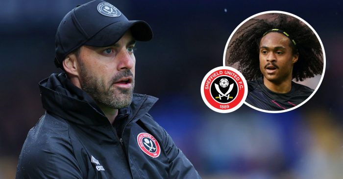 Sheffield United boss Ruben Selles and Tahith Chong