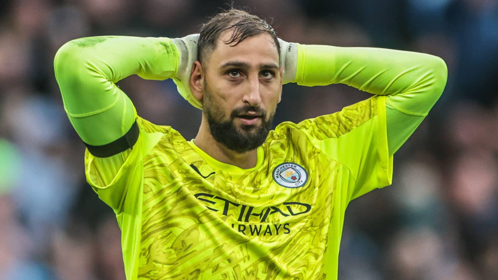 Man City goalkeeper Gianluigi Donnarumma