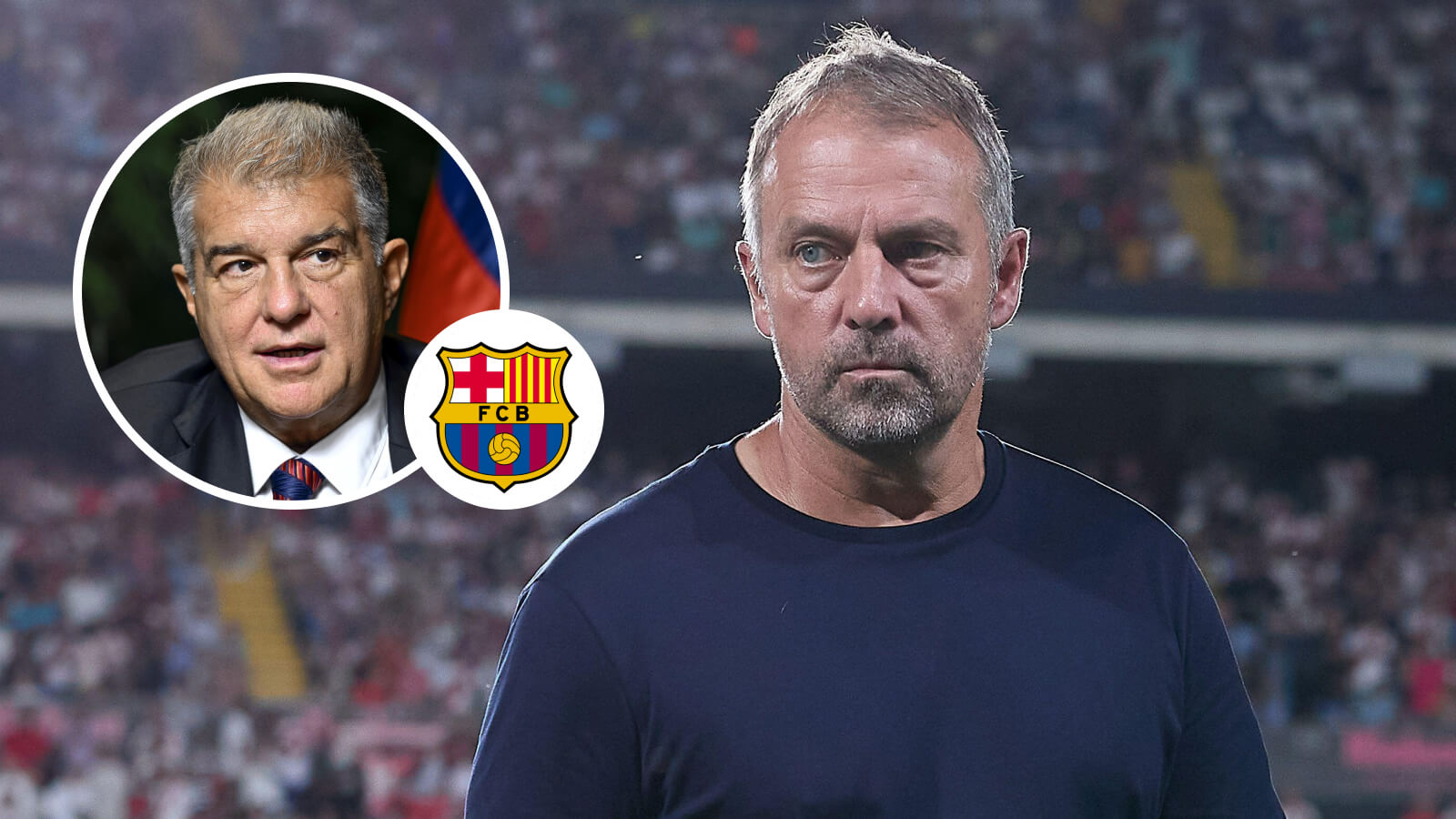 Joan Laporta and Hansi Flick, Barcelona