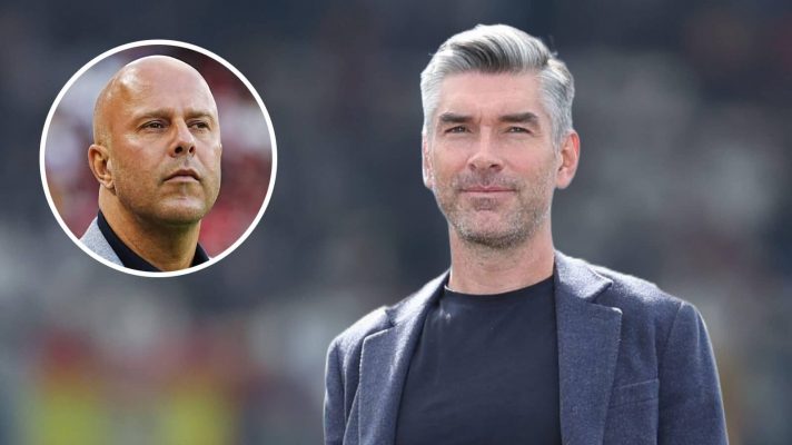 Liverpool manager Arne Slot and sporting director Richard Hughes - copyright TEAMtalk