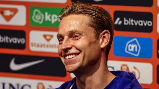 Barcelona midfielder Frenkie de Jong, who has been linked with Arsenal - copyright TEAMtalk