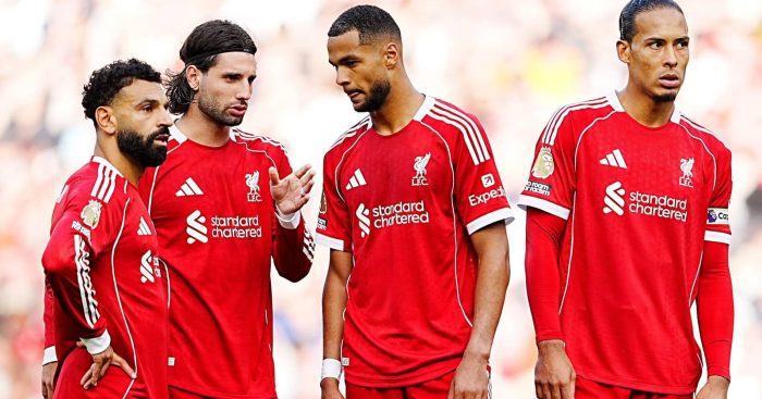 Liverpool stars Mohamed Salah, Dominik Szoboszlai, Cody Gakpo and Virgil van Dijk