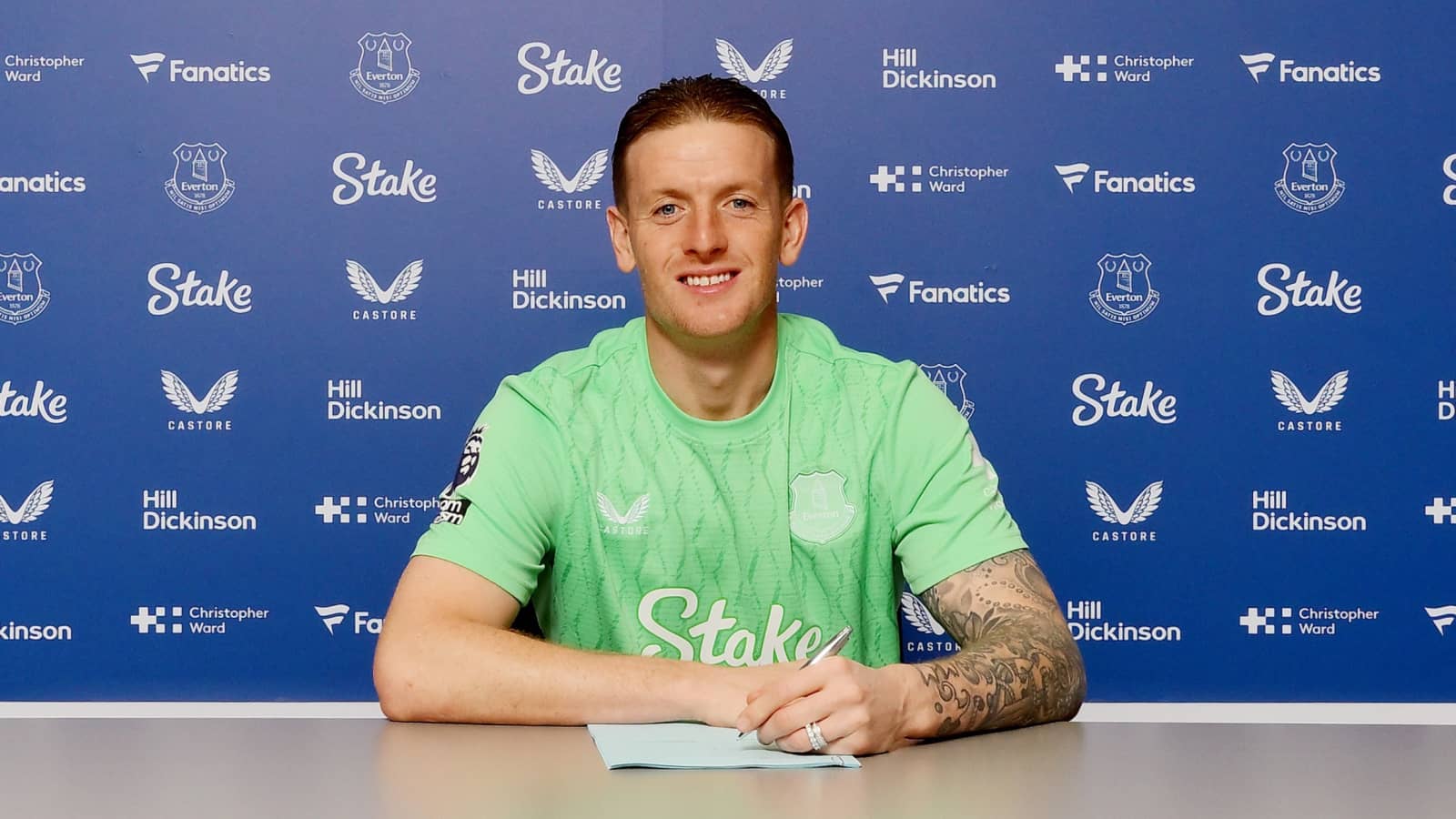 Jordan Pickford new Everton deal