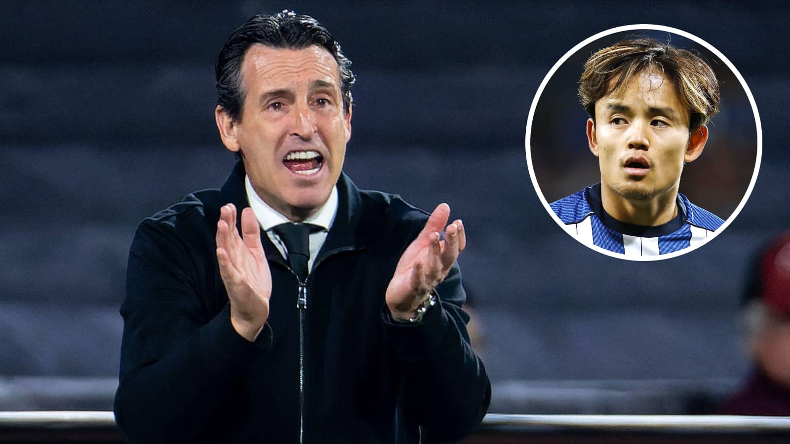 Unai Emery, Takefusa Kubo Aston Villa target