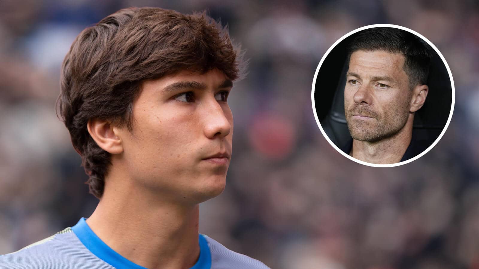 Real Madrid striker Gonzalo Garcia and manager Xabi Alonso - copyright TEAMtalk