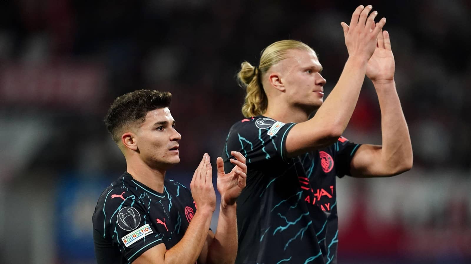 Julian Alvarez and Erling Haaland, Barcelona targets