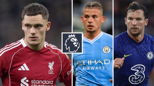 Florian Wirtz at Liverpool, Kalvin Phillips at Manchester City and Danny Drinkwater at Chelsea