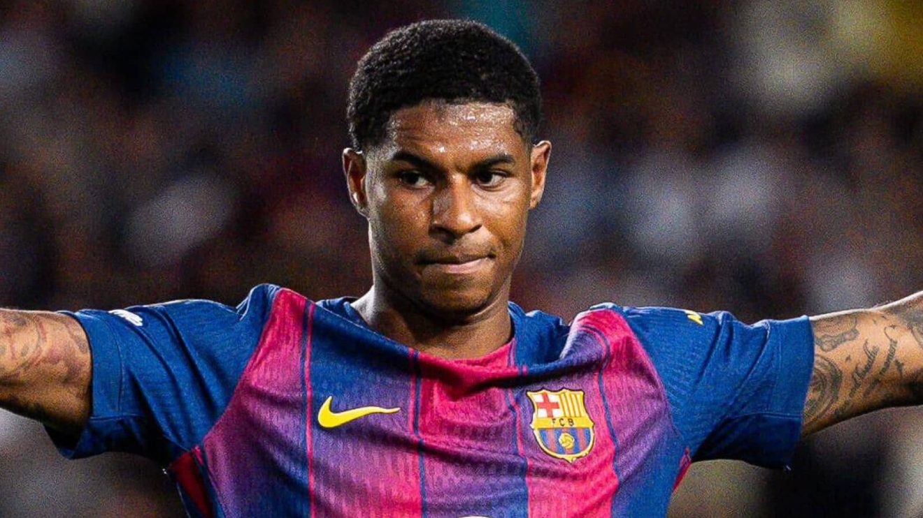 Marcus Rashford, who is on loan at Barcelona from Manchester United - copyright TEAMtalk
