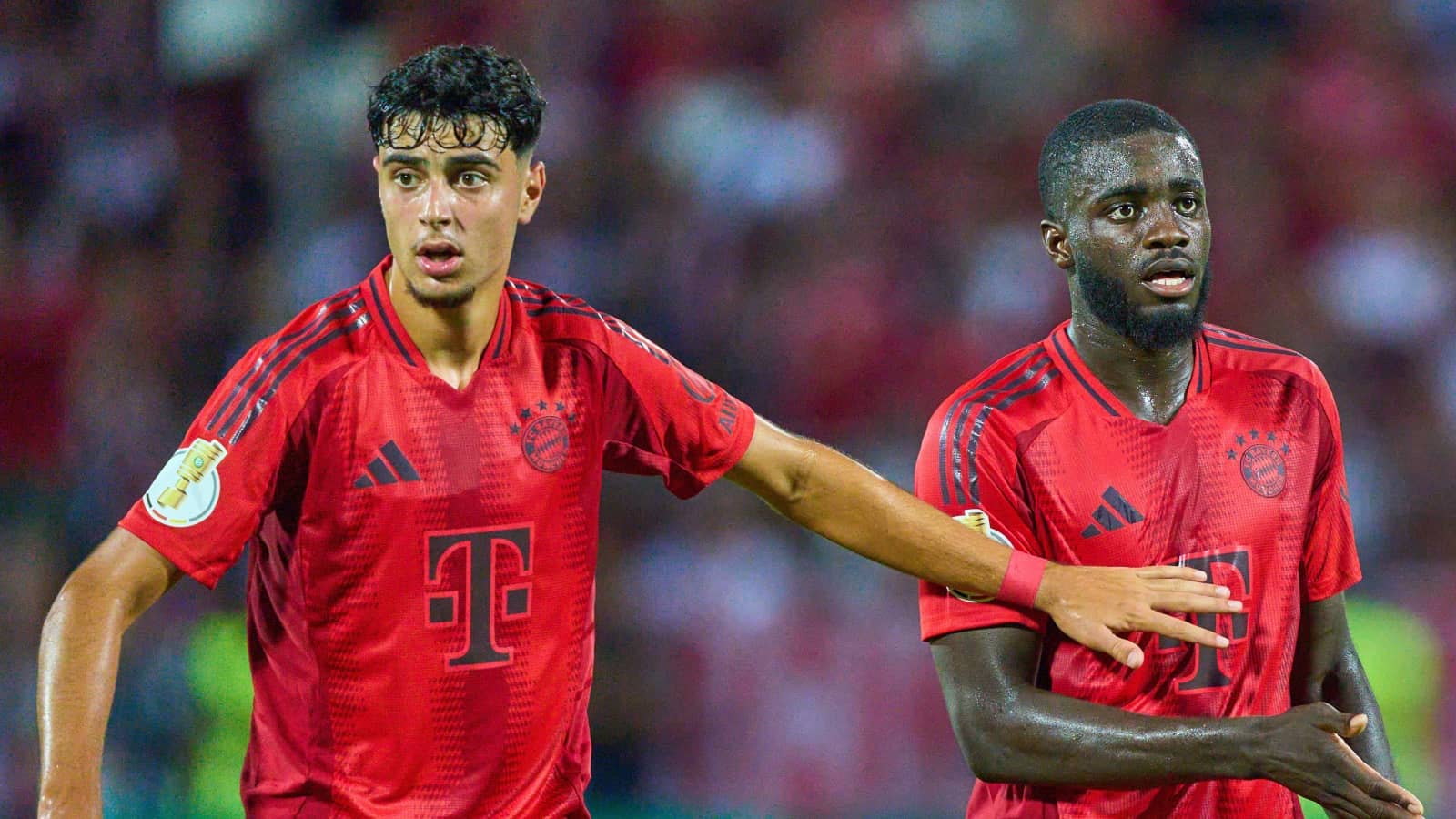 Aleksandar Pavlovic and Dayot Upamecano, Bayern