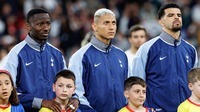 Pape Matar Sarr, Richarlison, Dominic Solanke, Tottenham
