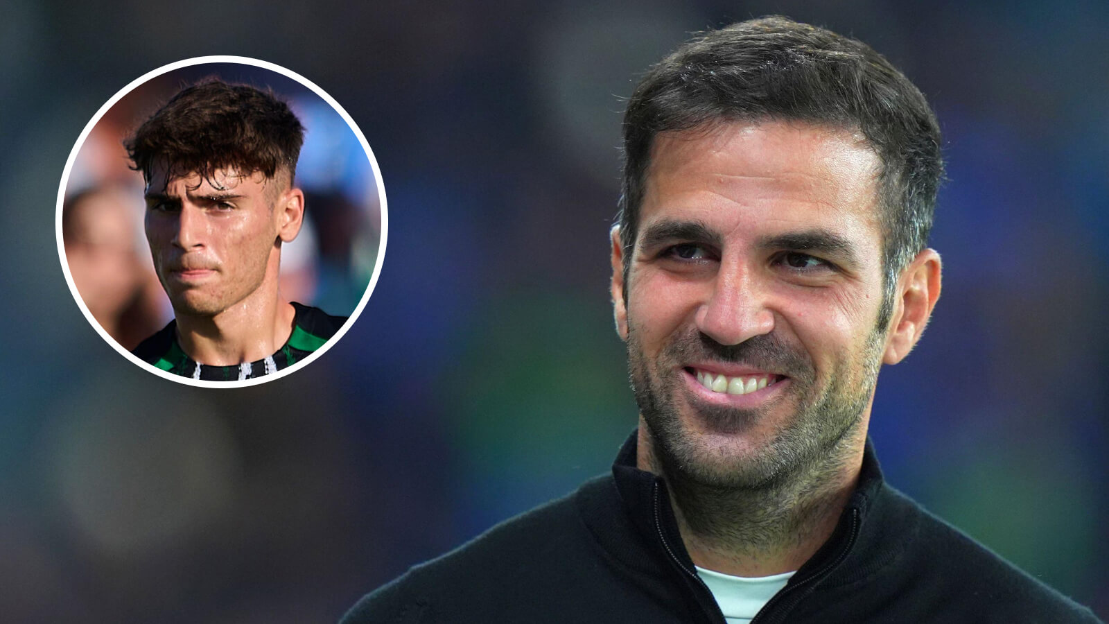 Arsenal and Man City target Rodrigo Mendoza with Cesc Fabregas