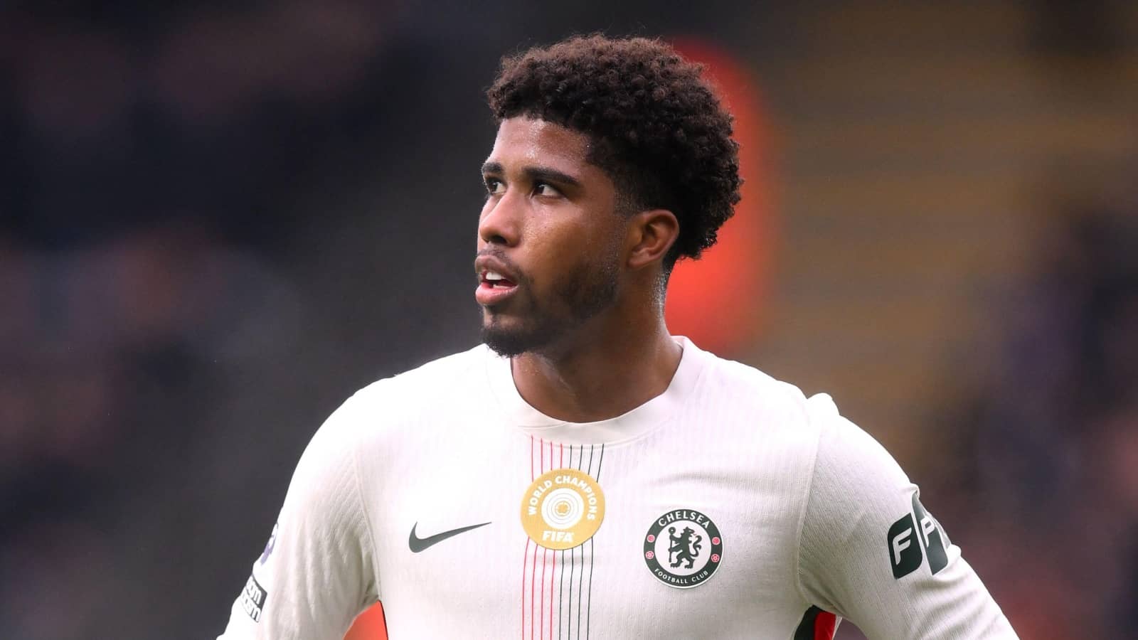 Andrey Santos in action for Chelsea vs Burnley