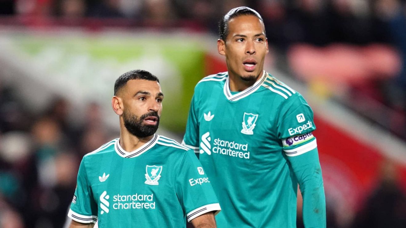 Liverpool stars Mohamed Salah and Virgil van Dijk