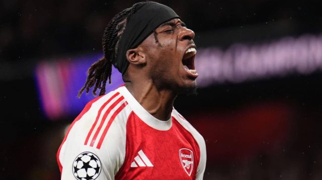 Noni Madueke Arsenal celebration
