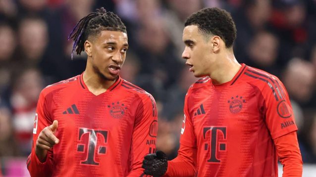 Bayern Munich duo Michael Olise and Jamal Musiala