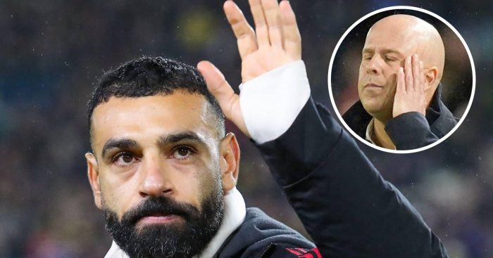 Mohamed Salah and Arne Slot