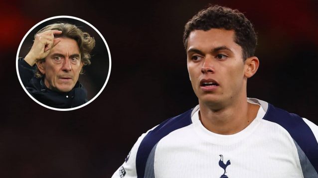 Tottenham Hotspur manager Thomas Frank and forward Brennan Johnson - copyright TEAMtalk