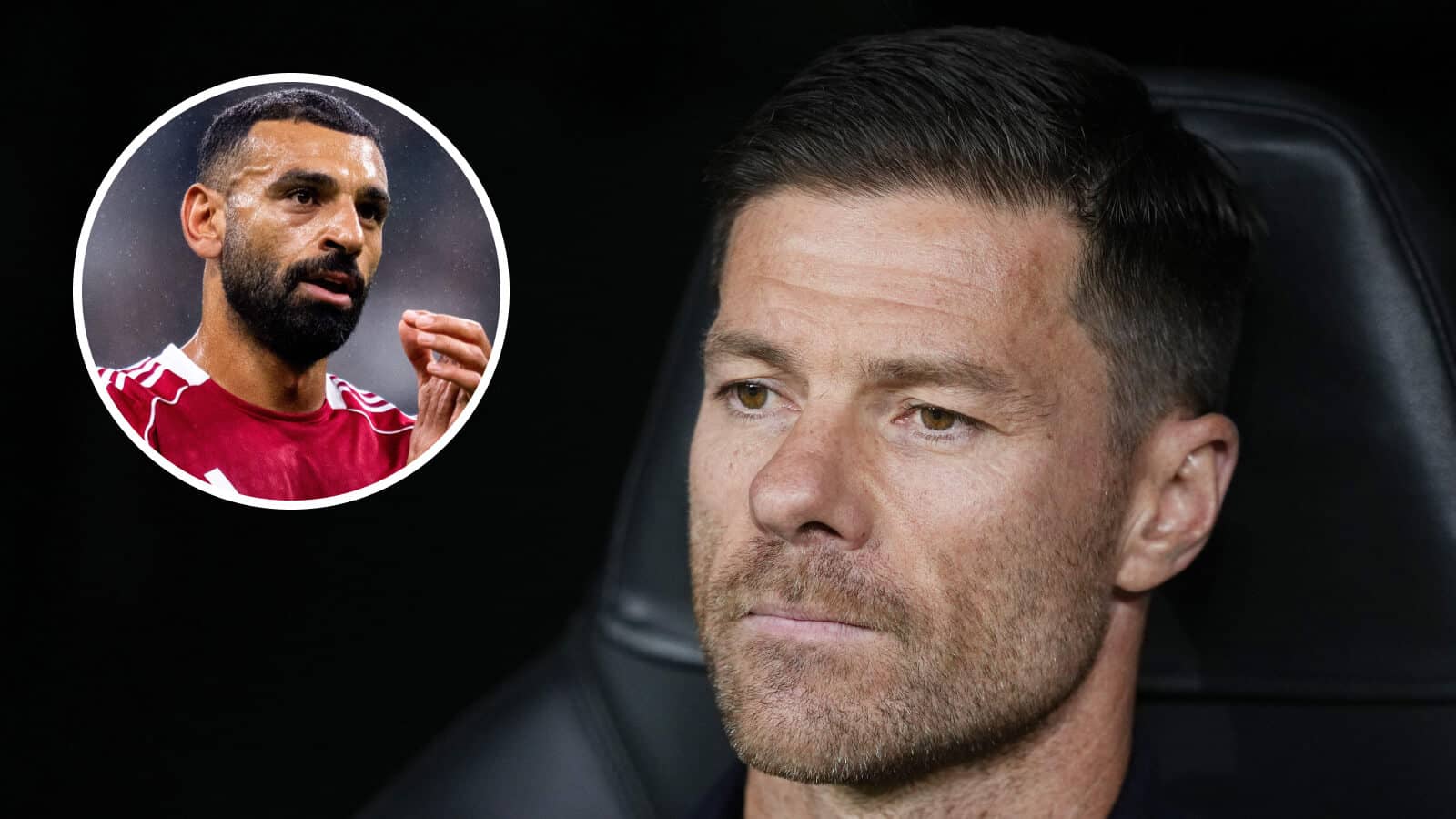 Xabi Alonso and Mohamed Salah