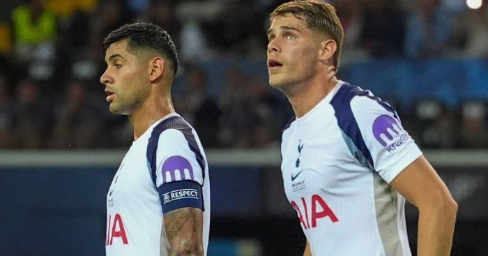 Tottenham centre-backs Cristian Romero and Micky Van de Ven